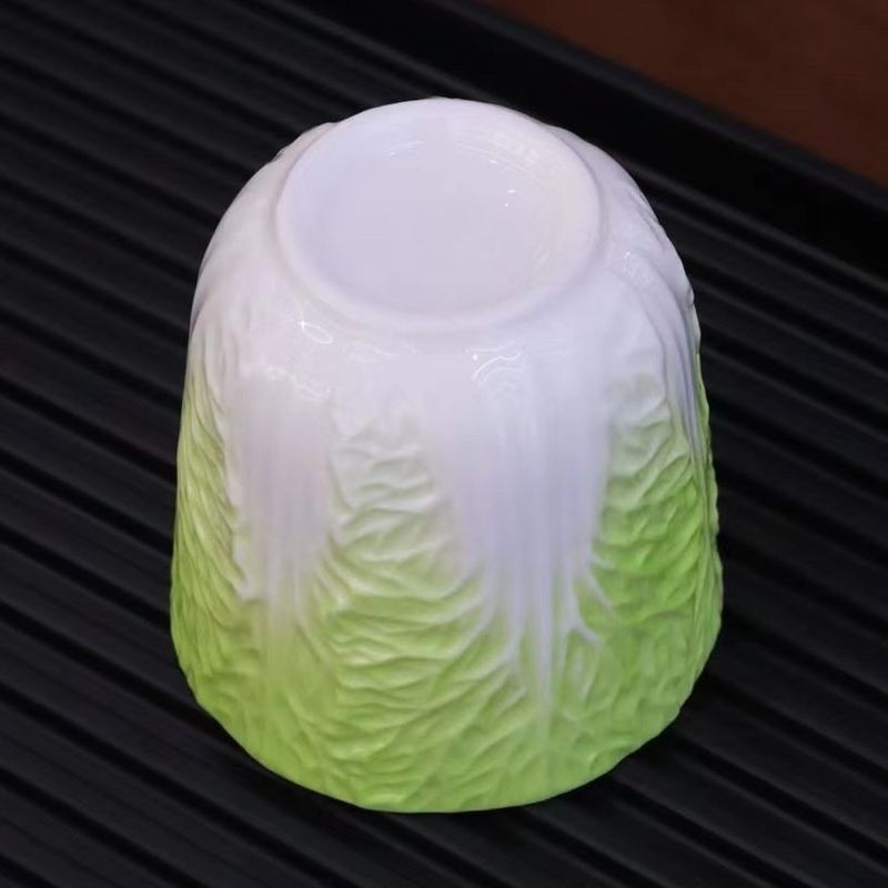 High-Value Big Cabbage (Wealth Display) Hundred Wealth Master Ceramic Set Small Tea Personal Wine Cup For Home Use_voghion.com