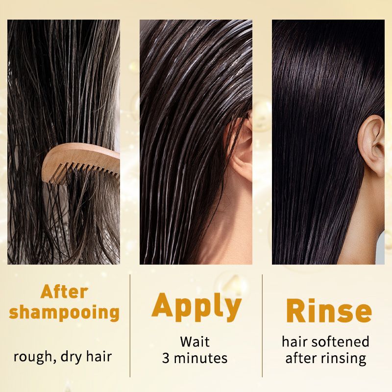 Maschera al collagene MELAO 100 ml per la cura dei capelli, balsamo nutriente e liscio per il cuoio capelluto_voghion.com