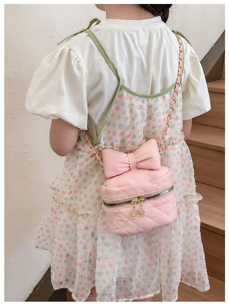 Παιδικό μικρό αρωματικό φιόγκο χιαστί Ίντερνετ Κόκκινο Πριγκίπισσα Αξεσουάρ τσάντα ώμου για κορίτσι_voghion.com