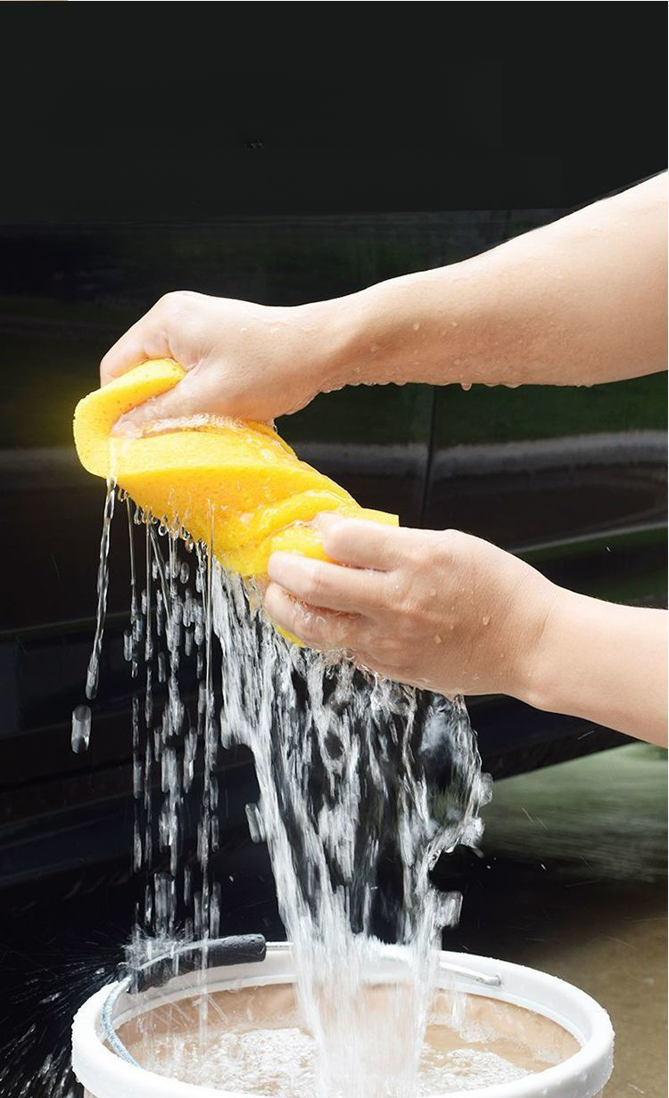 Waschen Sie spezielle saugfähige Reinigungsschwammblöcke mit hoher Dichte für kleine Autowerkzeuge_voghion.com