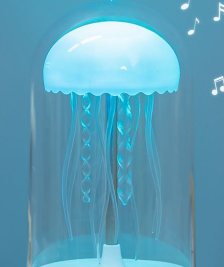 Altavoz portátil inalámbrico Tanura K19 con Bluetooth, luz colorida y genial, con forma de medusa, regalo creativo_voghion.com