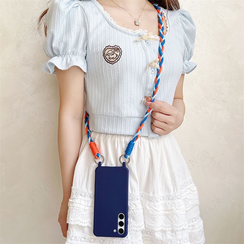 Crossbody Lanyard Case For Samsung Galaxy A15 A35 A55 A25 A05 A05S A14 A54 A34 A24 A13 A53 A73 A23 A33 A52 A12 A32 A72 Cover_voghion.com