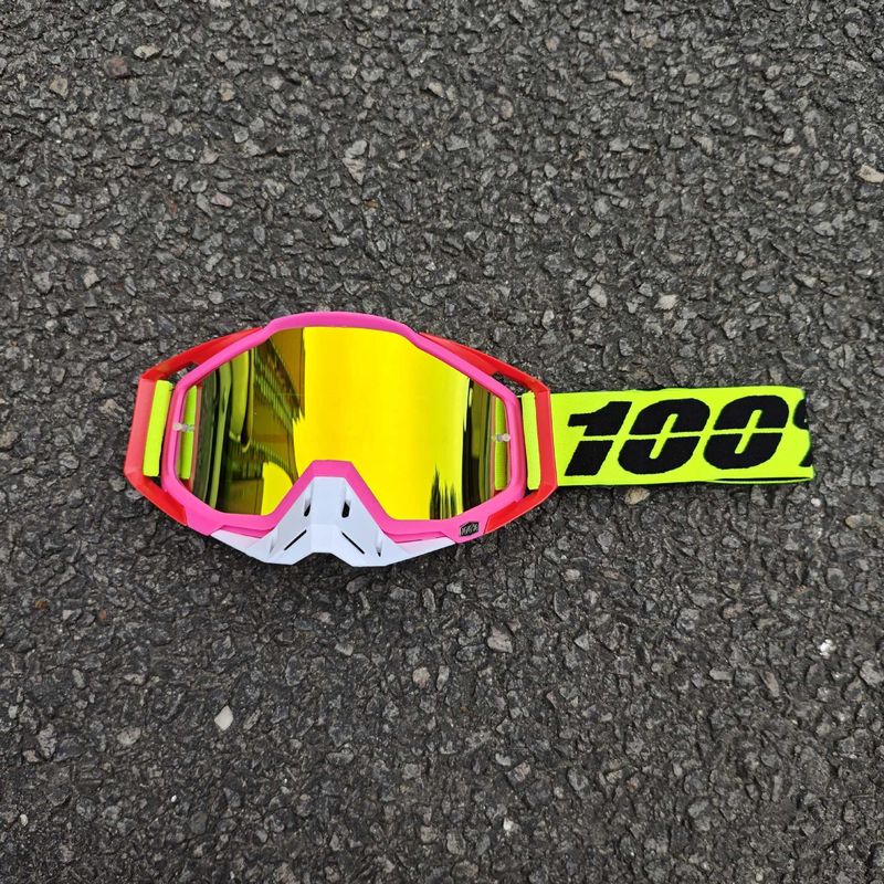 12,9 Yuan/Paar -100% Reitbrille, 100% Helm, Windschutzbrille, Motorrad-Offroad-Brille_voghion.com