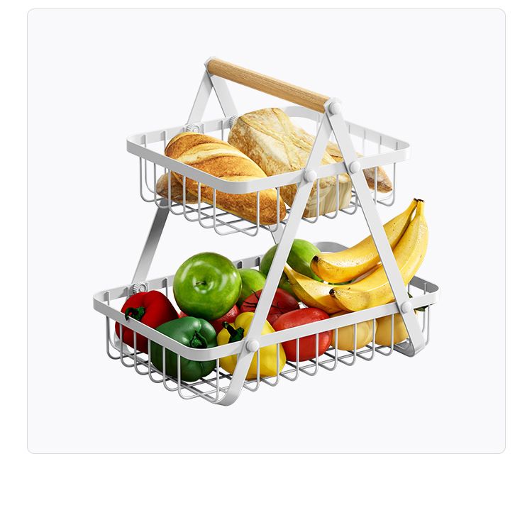 Multifunktionales Obst- und Gemüseregal für die Küche, Obstteller, Snack-Gemüseregal, tragbares Süßigkeitentablett, Obstkorb_voghion.com