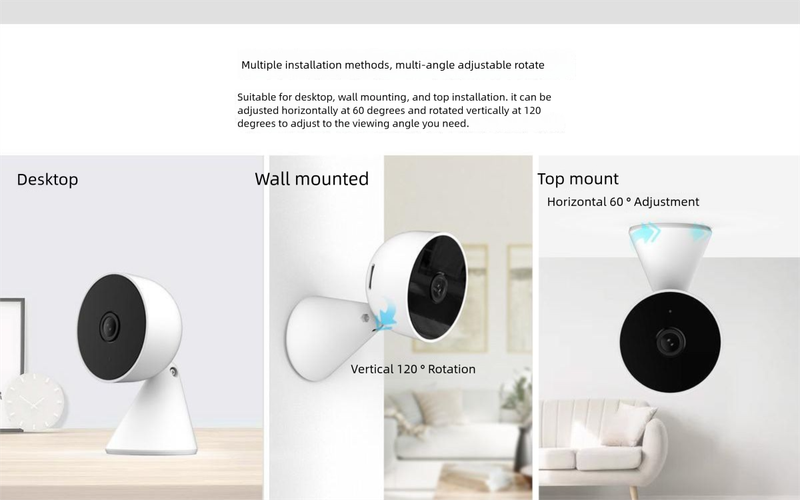 Telecamera di sorveglianza intelligente wireless grandangolare 1080P in vendita calda, scheda di rete HD domestica con archiviazione cloud_voghion.com