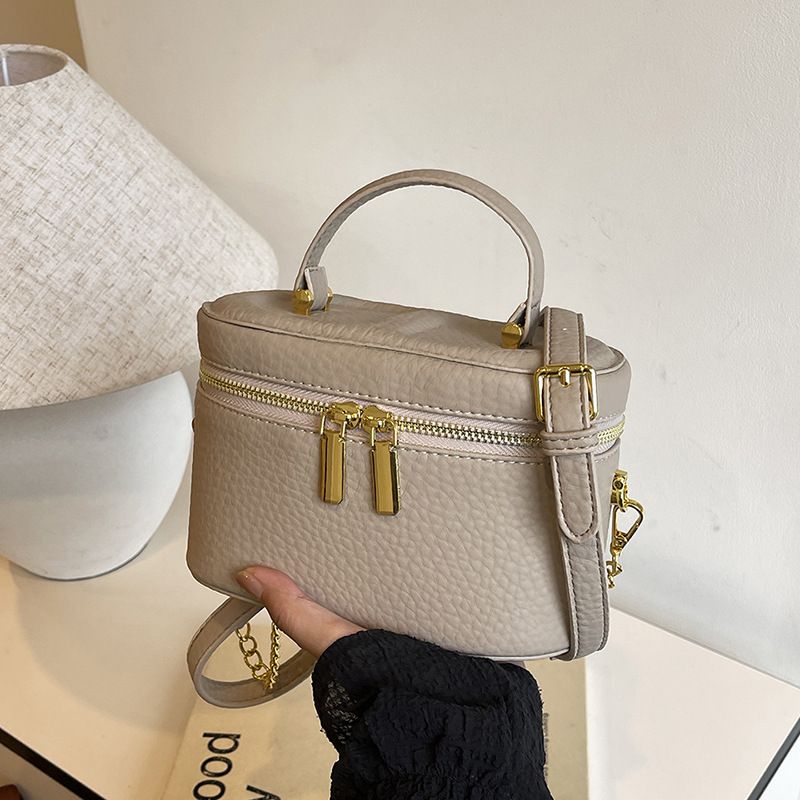 Borsa a tracolla singola da donna, modello cilindro, modello mini, modello 2025, semplice e versatile_voghion.com