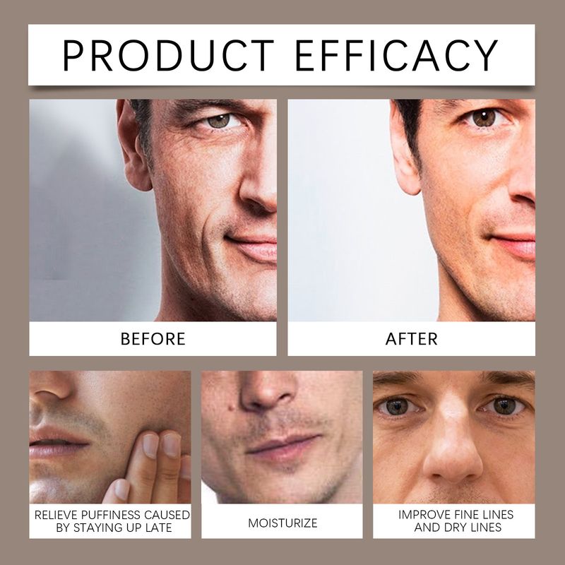 EAST MOON Men's Retinol Collagen Moisturizing Cream Fades Fine Lines, Brightens, Tightens, Moisturizes And Softens_voghion.com