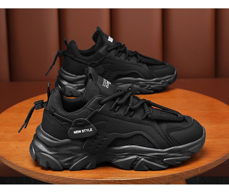 Scarpe sportive casual da uomo con suola spessa, traspiranti, alla moda, versatili, estive, per papà_voghion.com