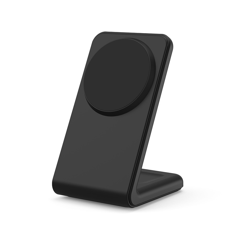 Kettő az egyben mágneses vezeték nélküli töltő függőleges állvány Apple mágneses mobiltelefonhoz 15W gyors vezeték nélküli töltéshez_voghion.com