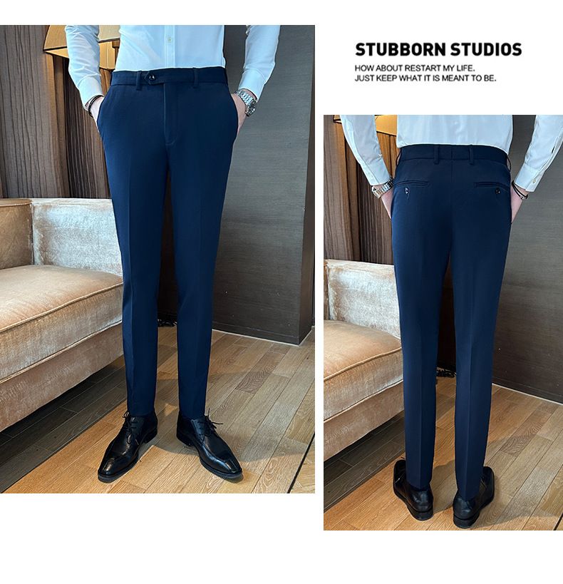 Westenanzug-Set im Bräutigam-Stil für Herren – formelle, legere Weste und Hose für Hochzeit und Büro_voghion.com