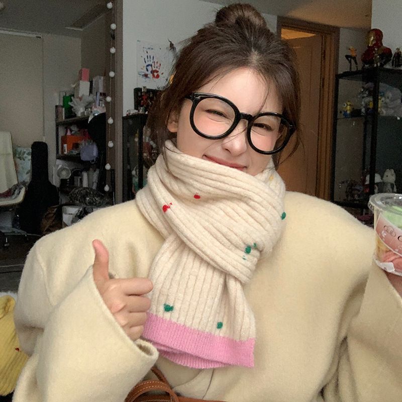 Bufanda de mujer para invierno 2025, nueva y cálida, ideal como regalo de cumpleaños para parejas, chal para el cuello, accesorios para exteriores._voghion.com