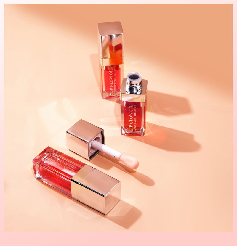 HelloKiss Hydraterende en verhelderende transparante kleur, Water Glazed Glass Glaze Lip Oil, lipolie_voghion.com