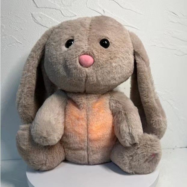 Bear Breathing Adorable Light Soothing Sleep Music Plush Toy For Babies Toddlers And_voghion.com