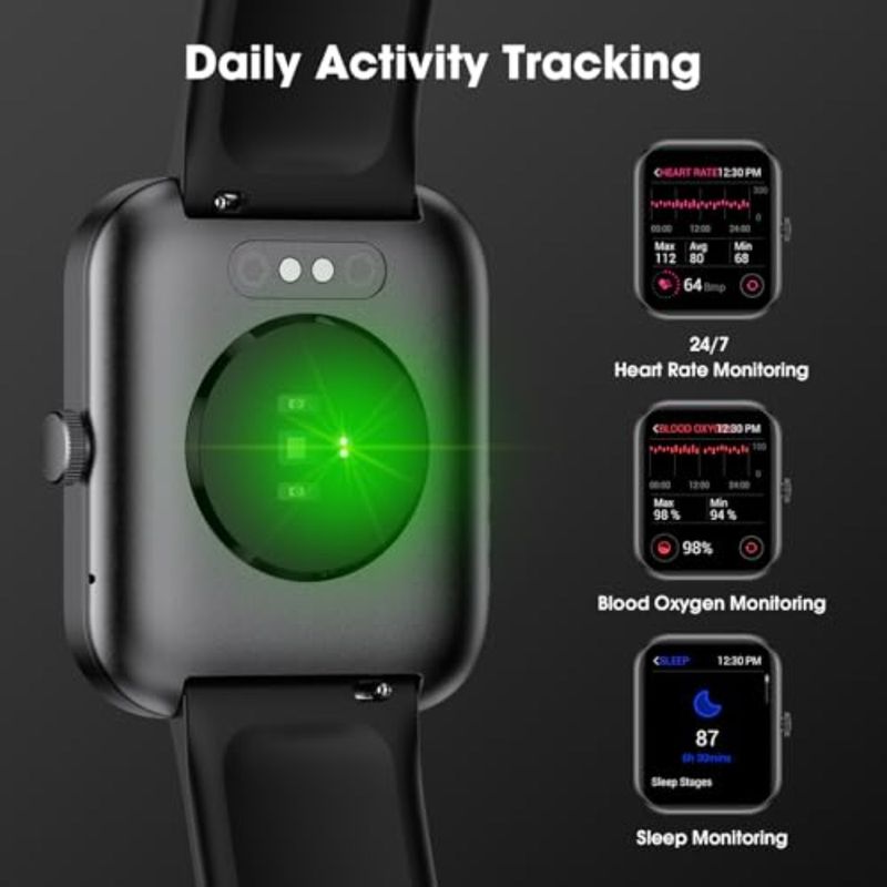 Smart Watch 42mm Bluetooth Calling Answer Make Call HD Touch Screen IP68 Waterproof Fitness Tracker For Android And IOS Phones_voghion.com