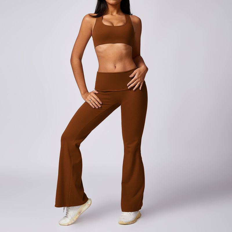 LazyZoom Nessun reso o cambio Pure Desire Beautiful Back Sport Casual Dimagrante Halter Tight Yoga Outfit Set 8713_voghion.com