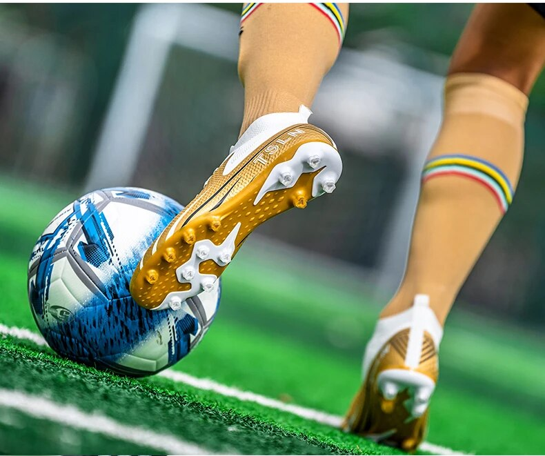 Vīriešu biedrības futbola laukuma zābaki Profesionāli pieaugušo bērnu futbola apavi Augstas kvalitātes zāles treniņu spēles apavi Futsal_voghion.com