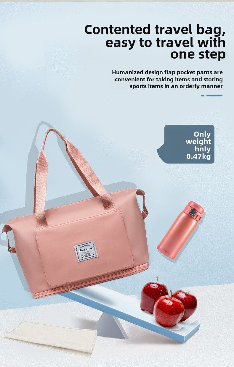 Noua geantă de fitness pentru yoga, geantă de expansiune, geantă uscată și umedă separată, portabilă, crossbody, geantă de înot cu dublă utilizare, geantă de călătorie pentru sporturi în aer liber_voghion.com