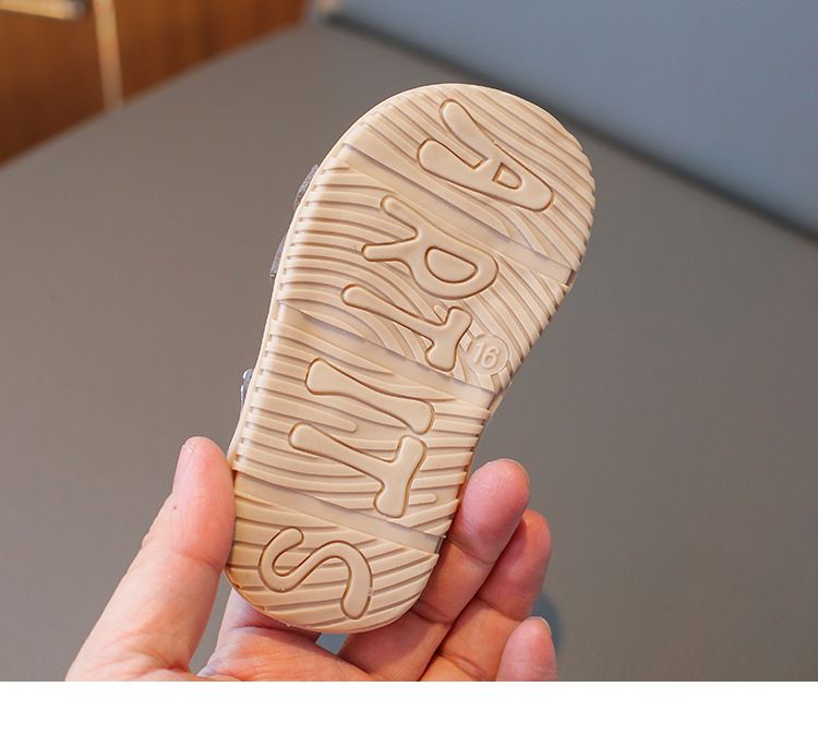 Sandali da spiaggia per bambini 2024, nuovi sandali da spiaggia con suola morbida per bambini, da 1 a 3 anni, scarpe da bambina, fascia per capelli 2_voghion.com