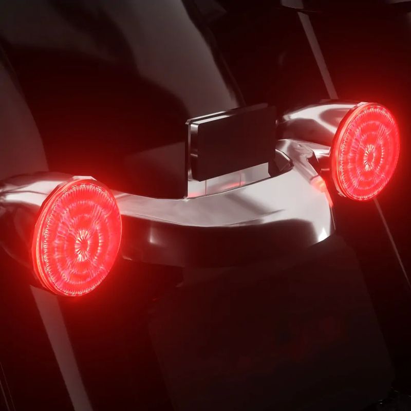 Harley Davidson Street Glide Road King Softail Motosiklet Işığı Süper Parlak 2 inç 1157 Ön ve 1156 Arka LED Dönüş Sinyal Lambası Kiti_voghion.com