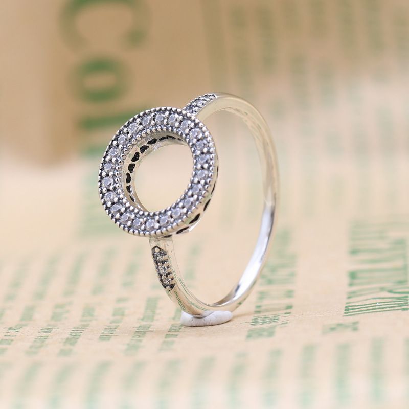 Women's Jewelry Floral Heart Ring With Hollow Design, Silver & Rose Gold Plated Brass, Elegant & Stylish For Daily Wear Or Gift Giving_voghion.com