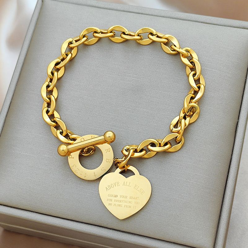 Hot Selling Love Stainless Jewelry, Personalized And Versatile Bracelet, OT Buckle, Trendy Titanium Steel | Bracelet Lover's Gift_voghion.com