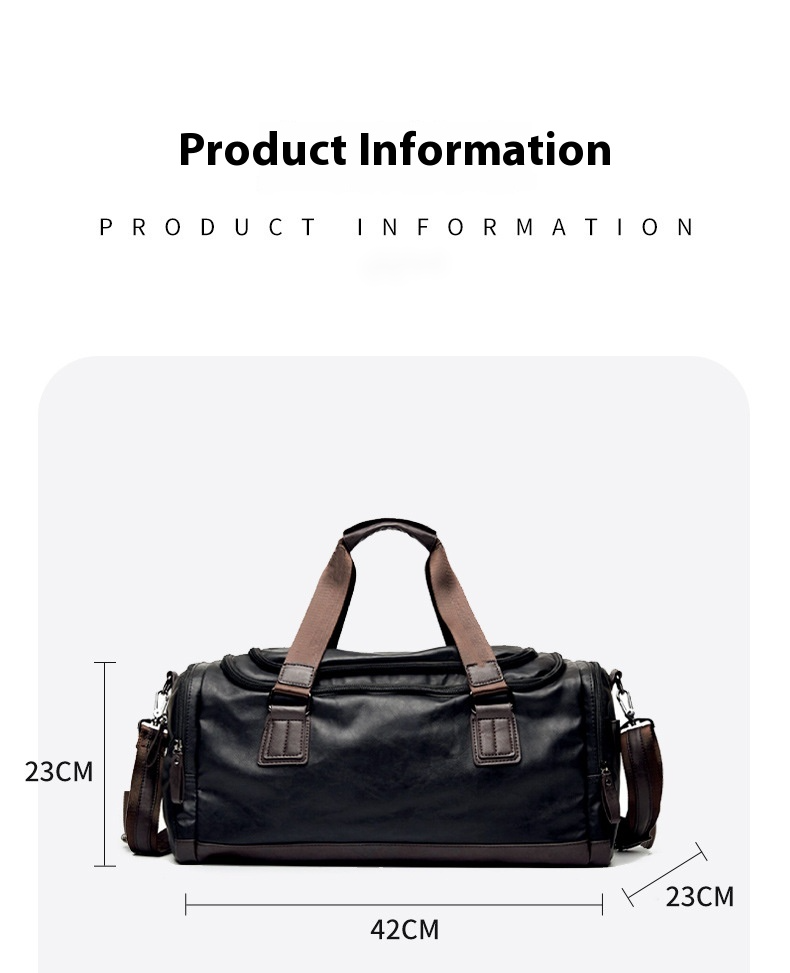 New Men's Travel Shoulder Large Capacity For Shoes Fashionable Fiess Bag Handbag_voghion.com