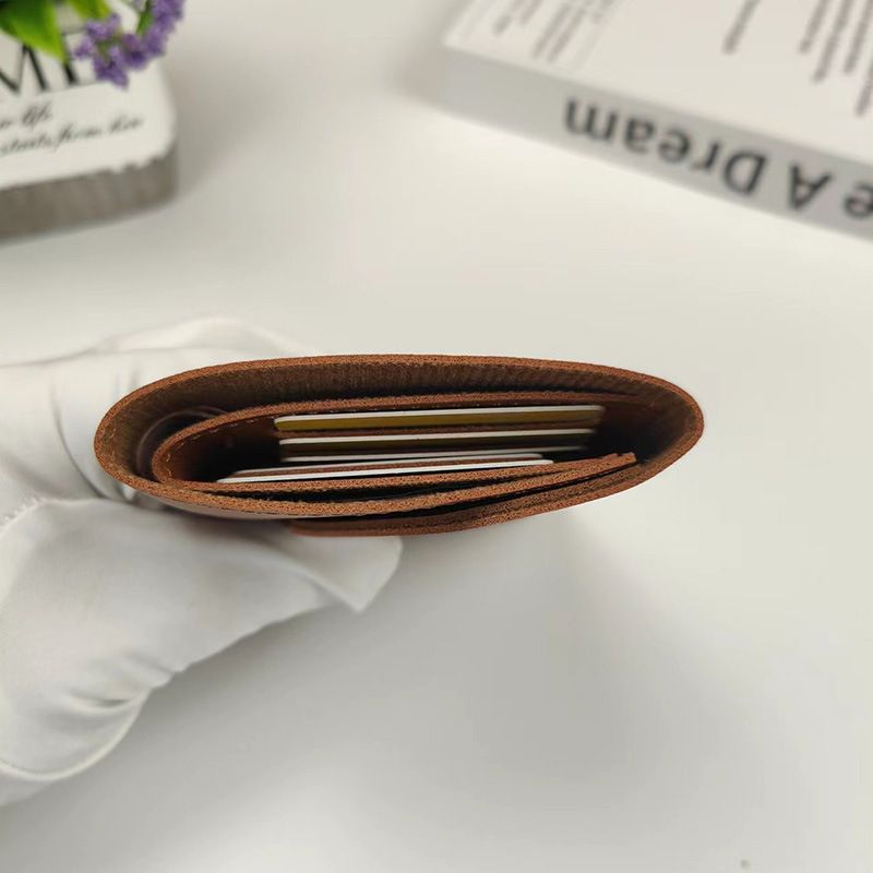New Women's Wallet Fashion Simple Three-fold Short Wallet Multi-card Multi-function Coin Purse_voghion.com