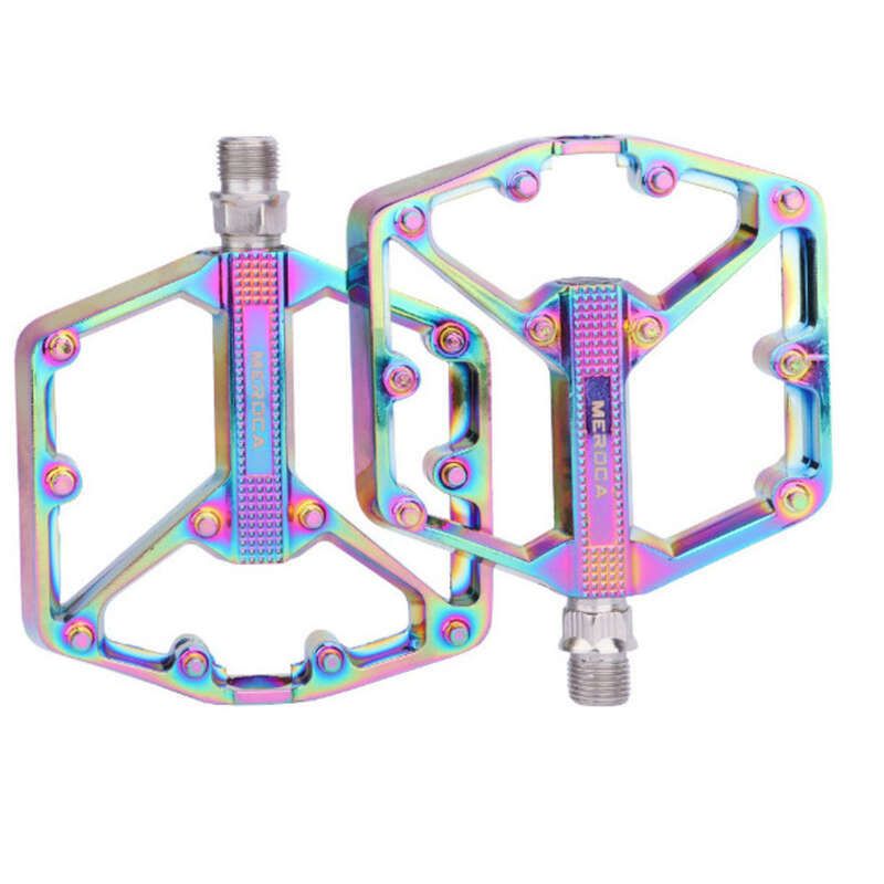 Accessoires de vélo KRSEC, alliage d'aluminium, antidérapants, pédales tout-terrain légères, VTT, trois pédales Peilin_voghion.com