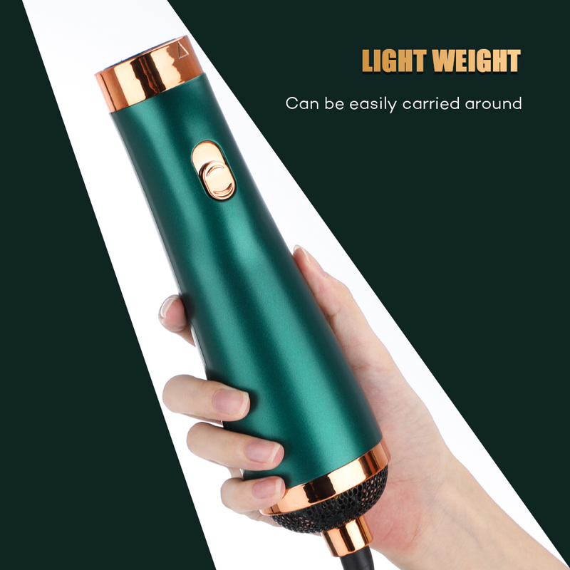 Multifunctional hair dryer One Auto Curling Step Hairdryer Electric Ion Hair Dryer Comb Hot Air Brush Styling Tool Barber Household _voghion.com
