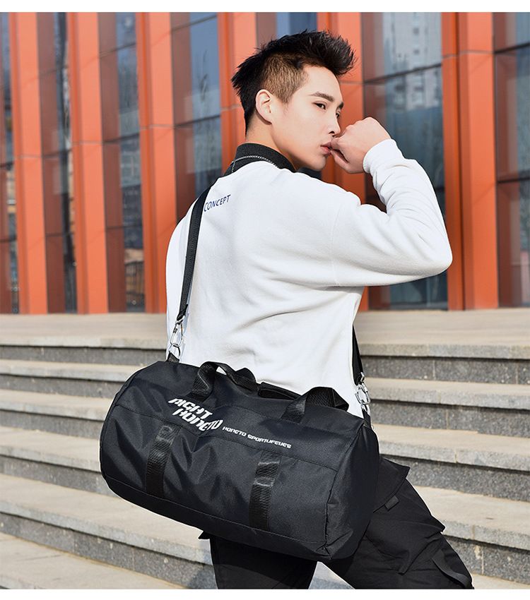 Fitness bag for men, dry and wet separation training, sports backpack, carry on luggage, travel bag for women, large capacity swimming bag_voghion.com