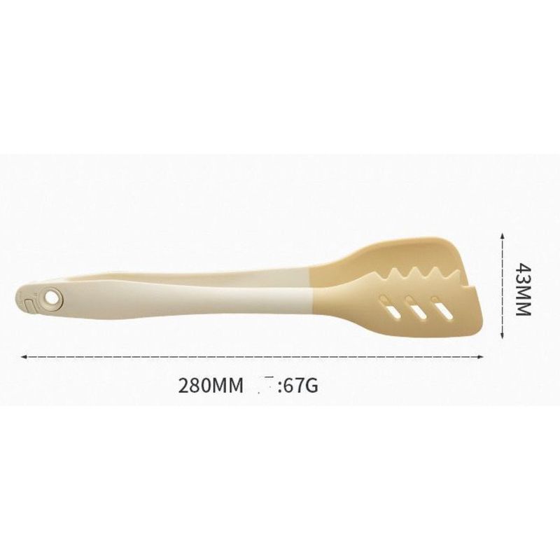 Food Split Kitchen Barbecue Grilled Steak Anti-scald High Temperature Resistant Multi-functional Silicone Tongs_voghion.com