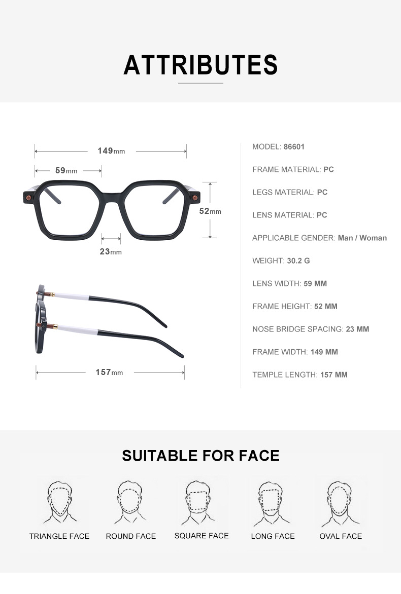Occhiali da sole unisex Polarizzatore antiriflesso anti-UV Coppia occhiali da sole_voghion.com