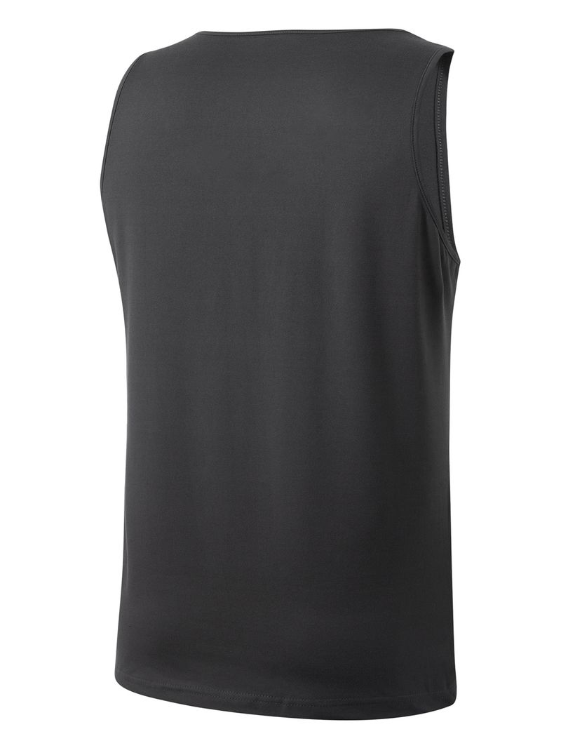 Chaleco deportivo holgado para hombre con costuras en contraste de colores para correr_voghion.com