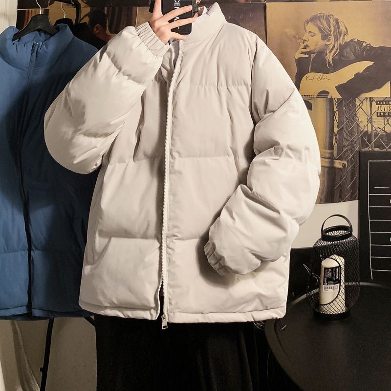 Winddichte Arbeitsjacke mit Kapuze für den Winter, Baumwolle mit verdicktem Fleece für Wärme, Herrenjacke für Herbst und Winter_voghion.com