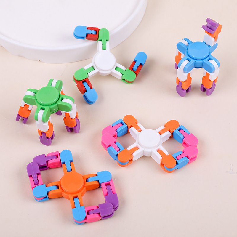 Kreatív fajtalánc három karom fidget spinner szabadidős megkönnyebbülés játék izgul spinning deformáció fonó_voghion.com