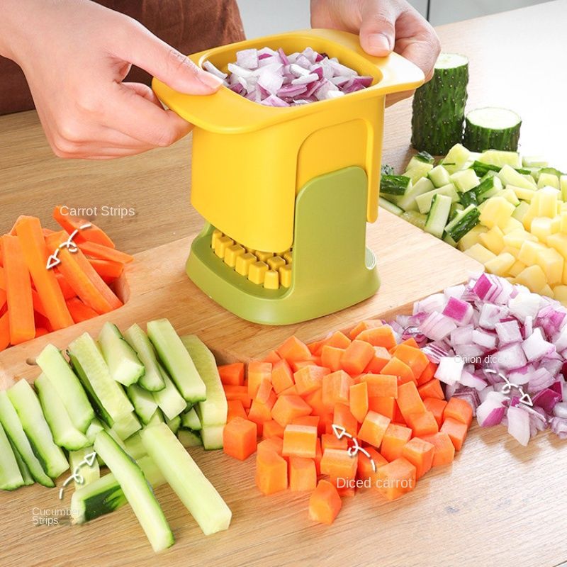 Multifunktion Ale Gemüse Hacker Pommes Frites Cutter Haushalt Hand Druck Zwiebel Dicer Gurke Kartoffel Schneider Küchengeräte_voghion.com