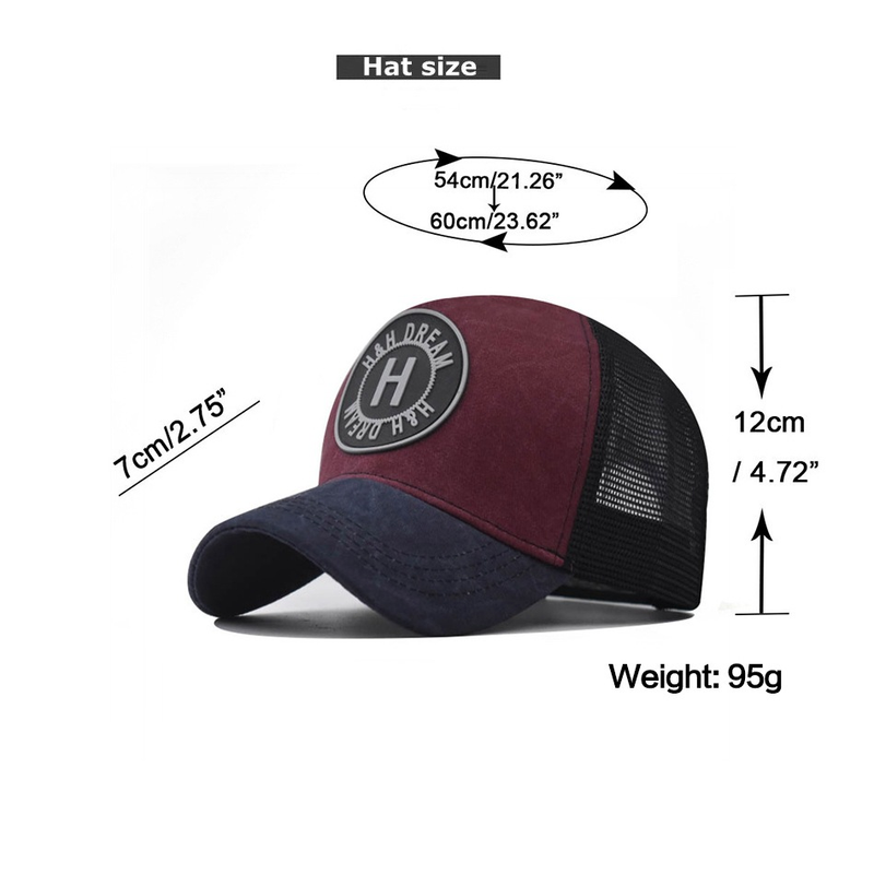 Gewäsch an alen Baseball Cap atmbar an justierbar Outdoor Baseball Cap fir Männer a Fraen_voghion.com