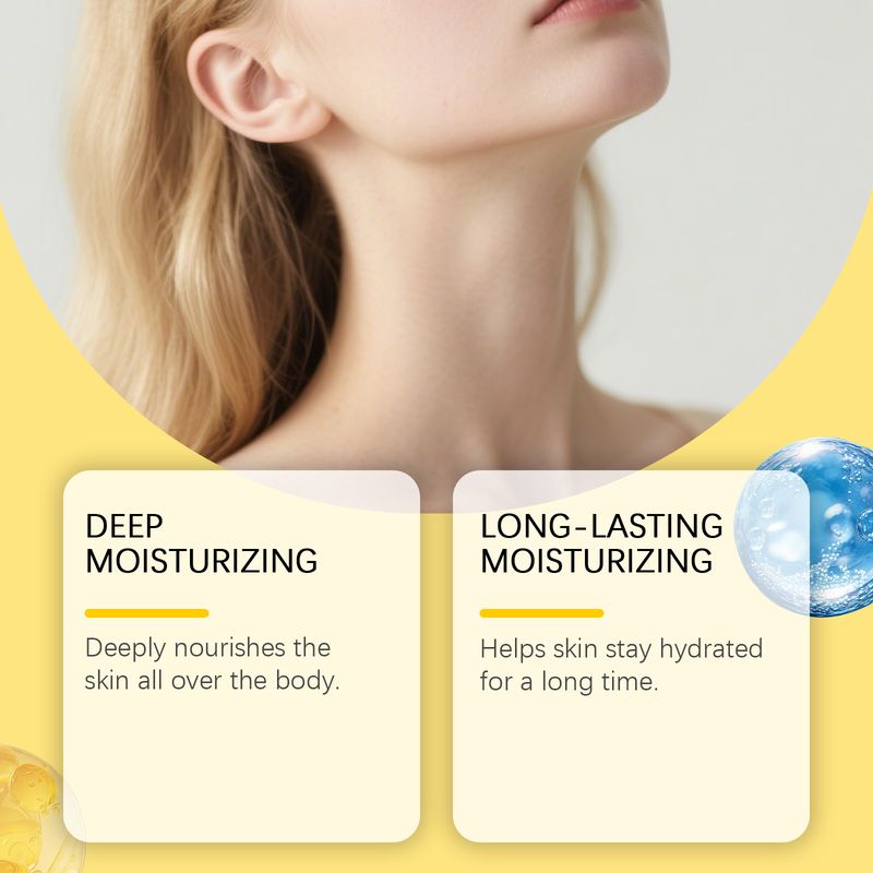 EELHOE Wax Chrysanthemum Moisturizing Body Cream, tiefenwirksam feuchtigkeitsspendende Körperhaut, täglich feuchtigkeitsspendende, nährende und weichmachende Körpercreme_voghion.com