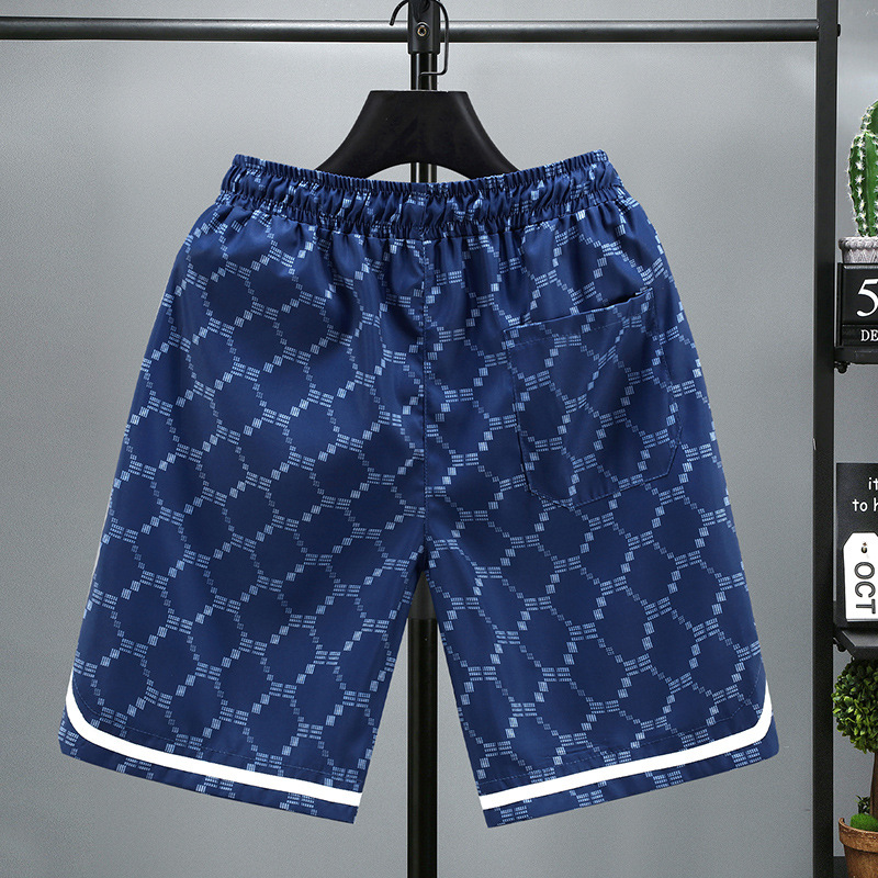 Fat Plus Size Fat nyári laza szabású férfi rövidnadrág trendi és divatos félhosszú strandnadrág lezser középhosszú nadrág_voghion.com