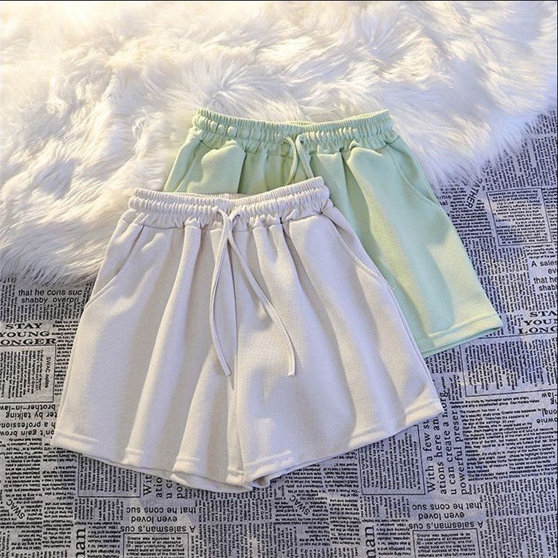 Women's Clothing Sports Shorts Ladies Loose Home Pajamas Wear Thin_voghion.com