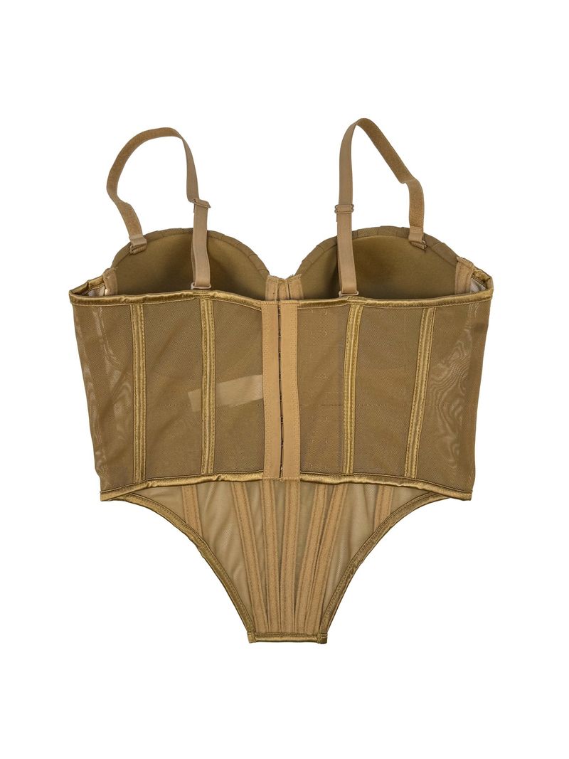 Women's Clothing Pleated Design Herringbone Bra High End Outer Wear Bra With Cup Pads Body Shaping Sling_voghion.com