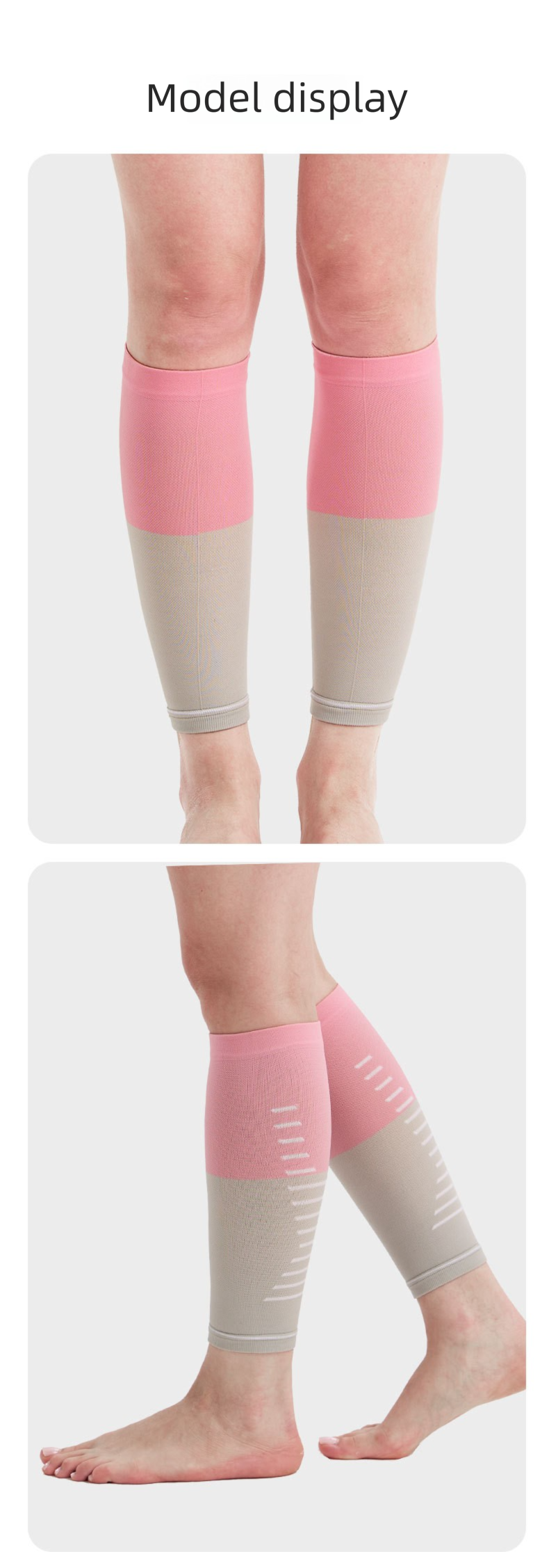 Erkekler ve Kadınlar İçin Profesyonel Kas Enerjisi Basınçlı Bacak, Fitness Maraton Koşu Atlama İpi Sporları Sıkıştırma Baldır_voghion.com