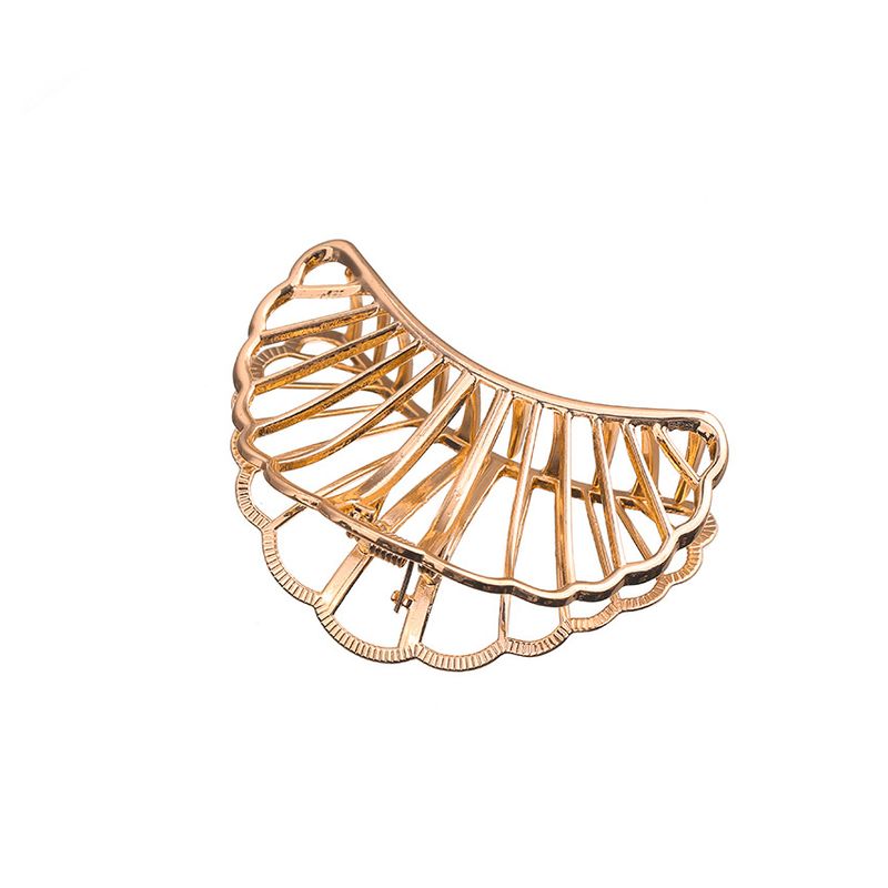 Haarschmuck Neue Stil Haarnadel Einfache Hohl Mesh Fächerförmige Haar Zubehör Große Größe Haarnadel Für Frauen_voghion.com