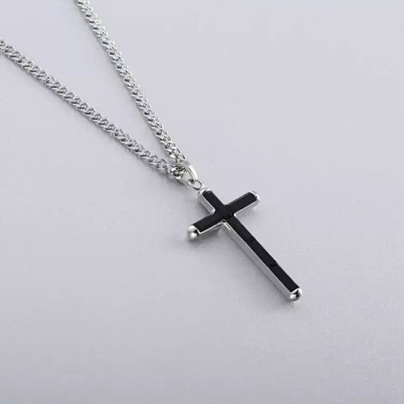 Collares cruzados para hombres y mujeres. Collar de clavícula de cristal Elements._voghion.com