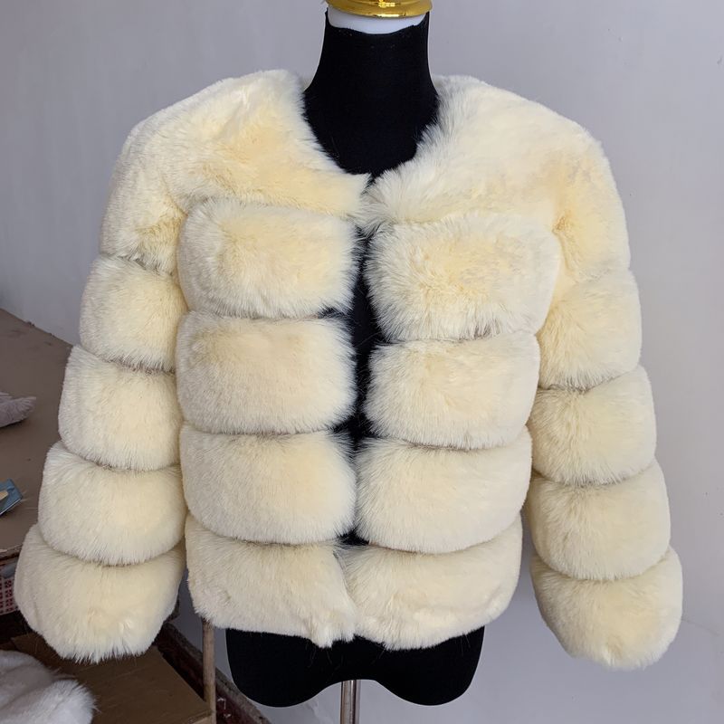 Haining fabbrica di pellicce all'ingrosso autunno e inverno nuovo caldo tempo libero splicing donne pelliccia di volpe cappotto abbigliamento femminile_voghion.com