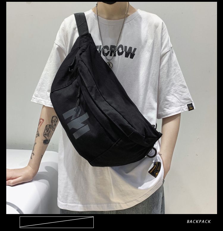 Brusttasche Männliche Modemarke Ins Umhängetasche Weibliche Tasche Große Kapazität Gürteltasche Lässige Große Umhängetasche_voghion.com