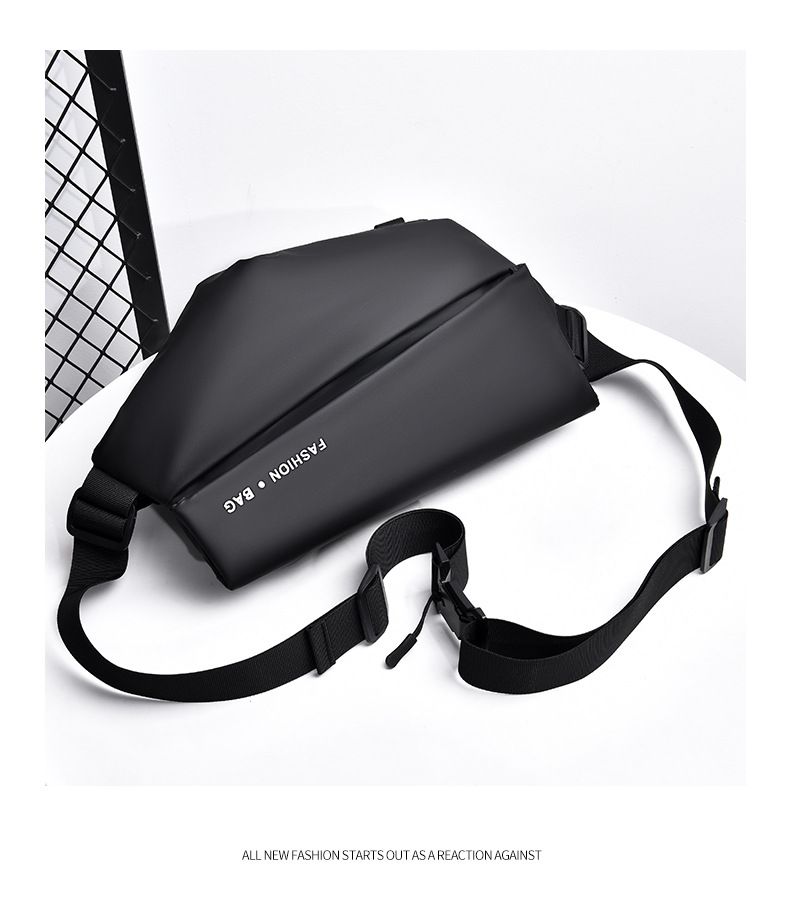 Trendy Herren Umhängetasche Wasserdichte Ipad Multifunktionale Brusttasche Trendy Diagonal Schultertasche_voghion.com