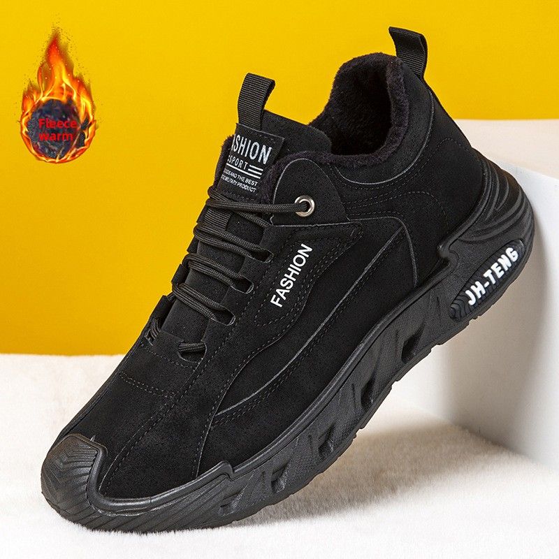 Plus Size 2024 New Men's Soft Sole Sports Outdoor Casual Lace-up Running Shoes_voghion.com