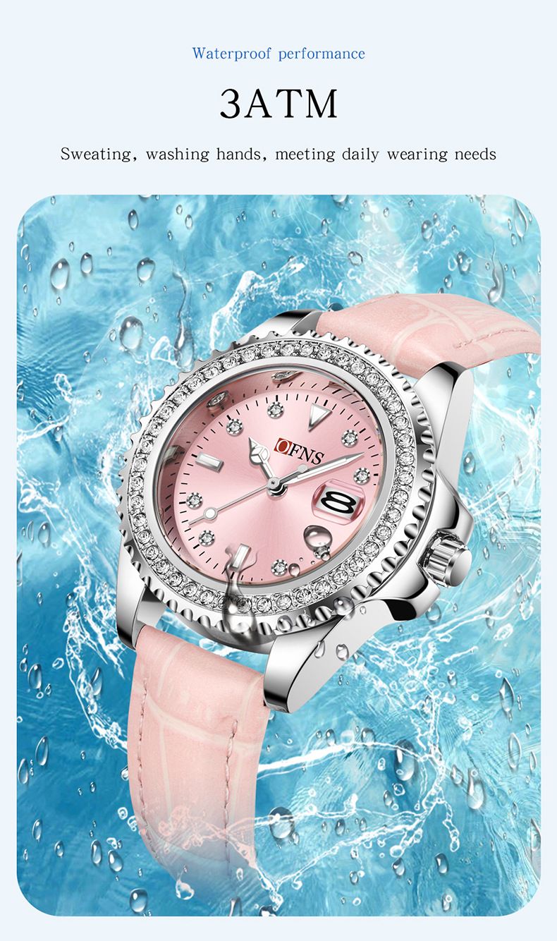 Women's Fashion Watch With Luminous Dial, Date Function & Waterproof Design – Light Luxury Minimalist Style Light Luxury Single Calendar Watch_voghion.com