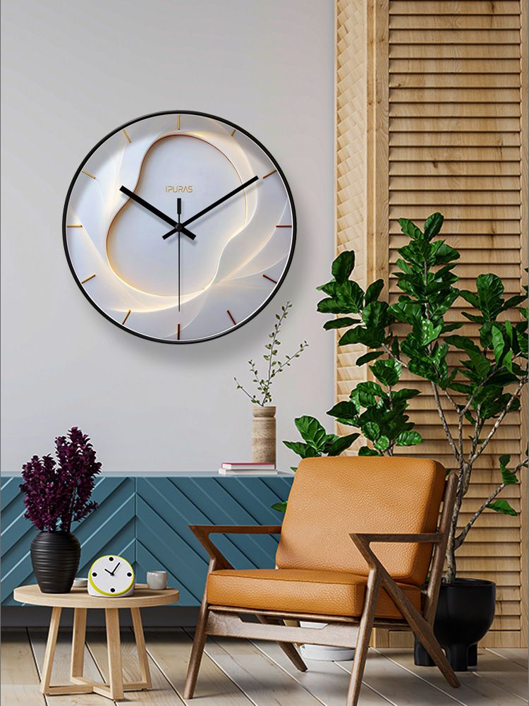 Yipula 7299 Wohnzimmer Runde Einfache Nordic Home Use Sweep Second Wand Moderne Kreative Persönlichkeit Quarzuhr_voghion.com
